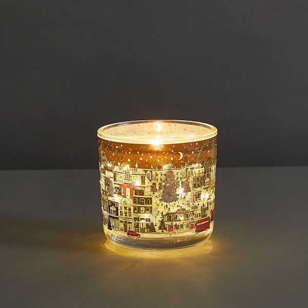 Marks & Spencer Mandarin, Clove & Cinnamon Town House Light Up Candle, £10
