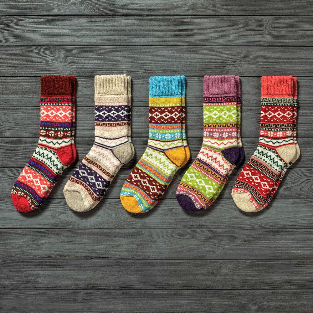 Nordic Socks Ida (5 Pairs) - Wool Socks For Men & Women, NOW £39.99 (Was £44.99)