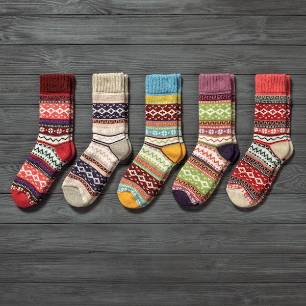 Nordic Socks Ida (5 Pairs) - Wool Socks For Men & Women, NOW £39.99 (Was £44.99)
