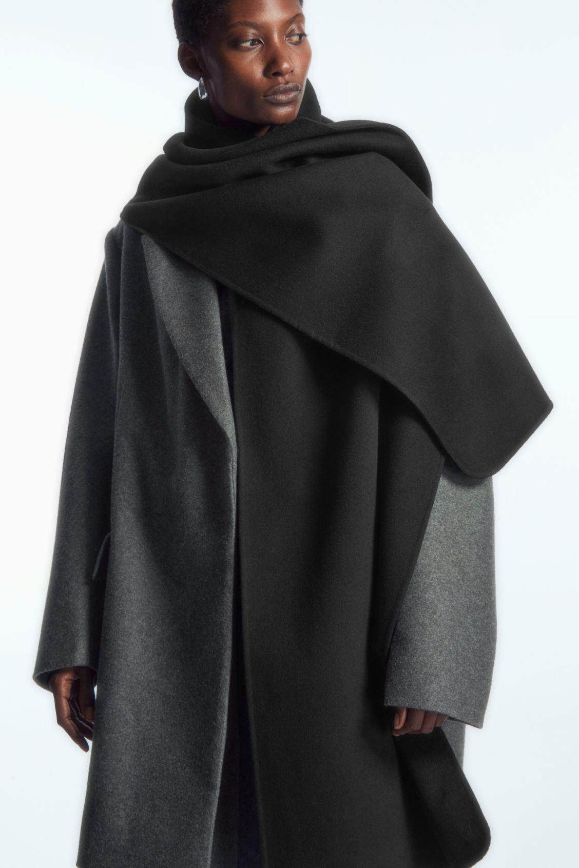 COS Oversized Double Faced Wool Scarf, £89