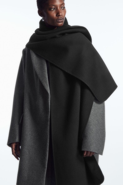 COS Oversized Double Faced Wool Scarf, £89