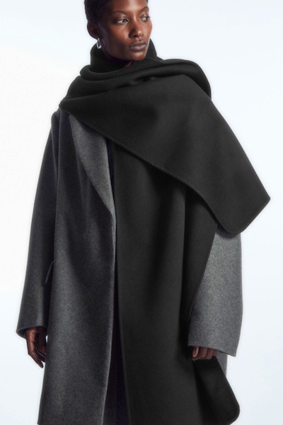 COS Oversized Double Faced Wool Scarf, £89