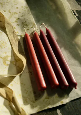 Wax Atelier Set Of Four Dining Candles