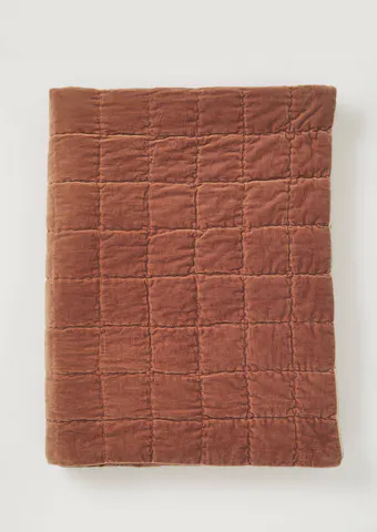 Handstitched Organic Velvet Quilt