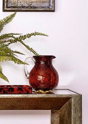 Tortoiseshell Glass Jug NOW £39 (Was £55)