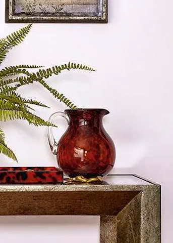Tortoiseshell Glass Jug