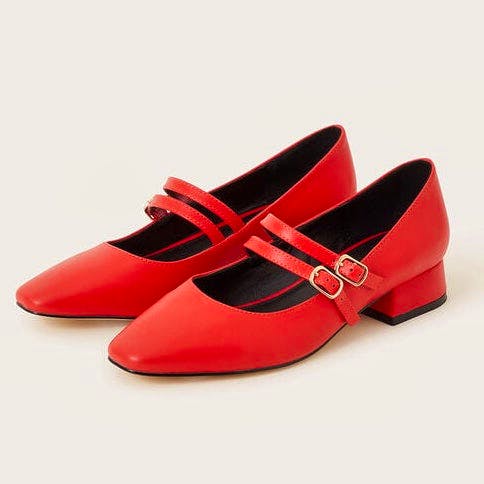 Monsoon Red Mary Janes, £60