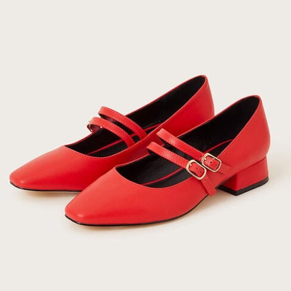 Monsoon Red Mary Janes, £60