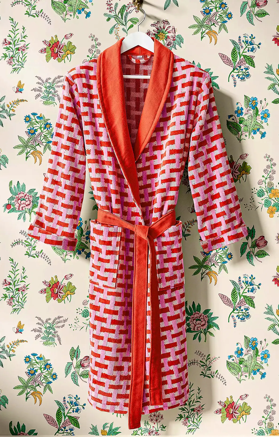 Harlequin X Sophie Robinson Basket Weave Stripe Bath Robe, £76