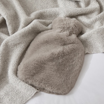 The White Company Super Soft Faux Fur, Hot Water Bottle, £35