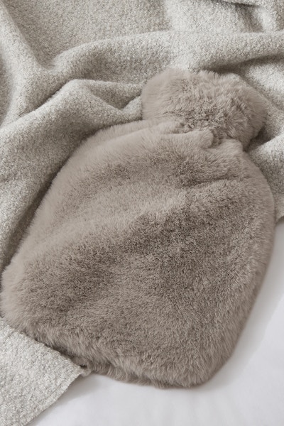 The White Company Super Soft Faux Fur, Hot Water Bottle, £35
