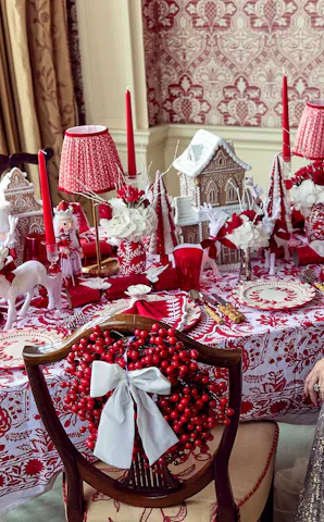 Gingerbread Lane Tablescape