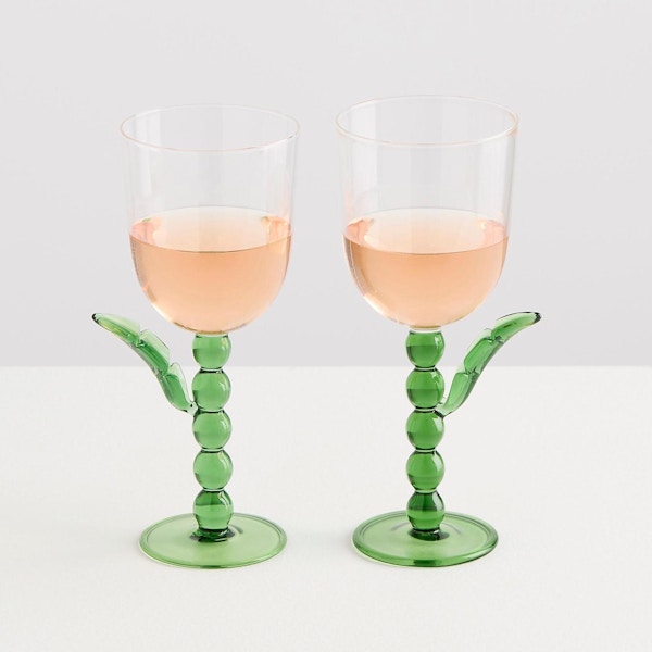 Maison Balzac Palmier Wine Glasses Set of Two, £110
