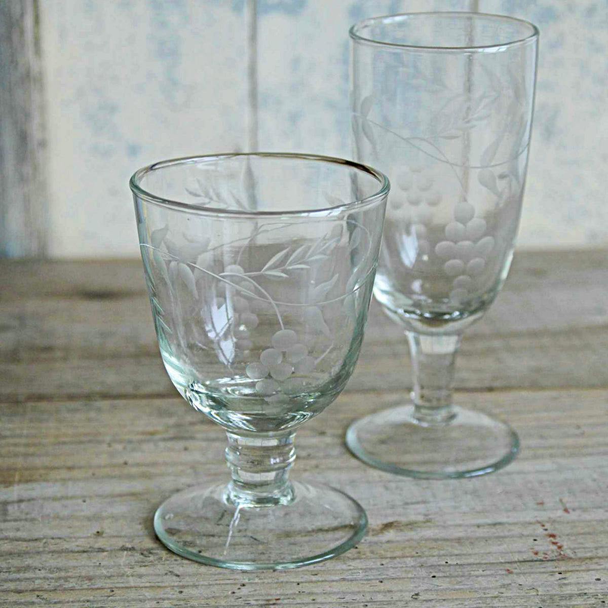 Closet & Botts Etched Vine Champagne Glass, £8.95