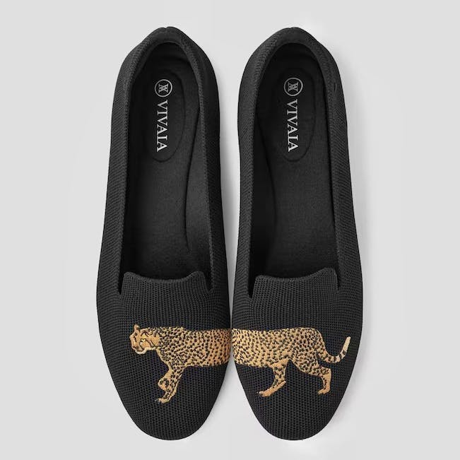 Vivaia Round-Toe Embroidered Loafers (Audrey), £79.61