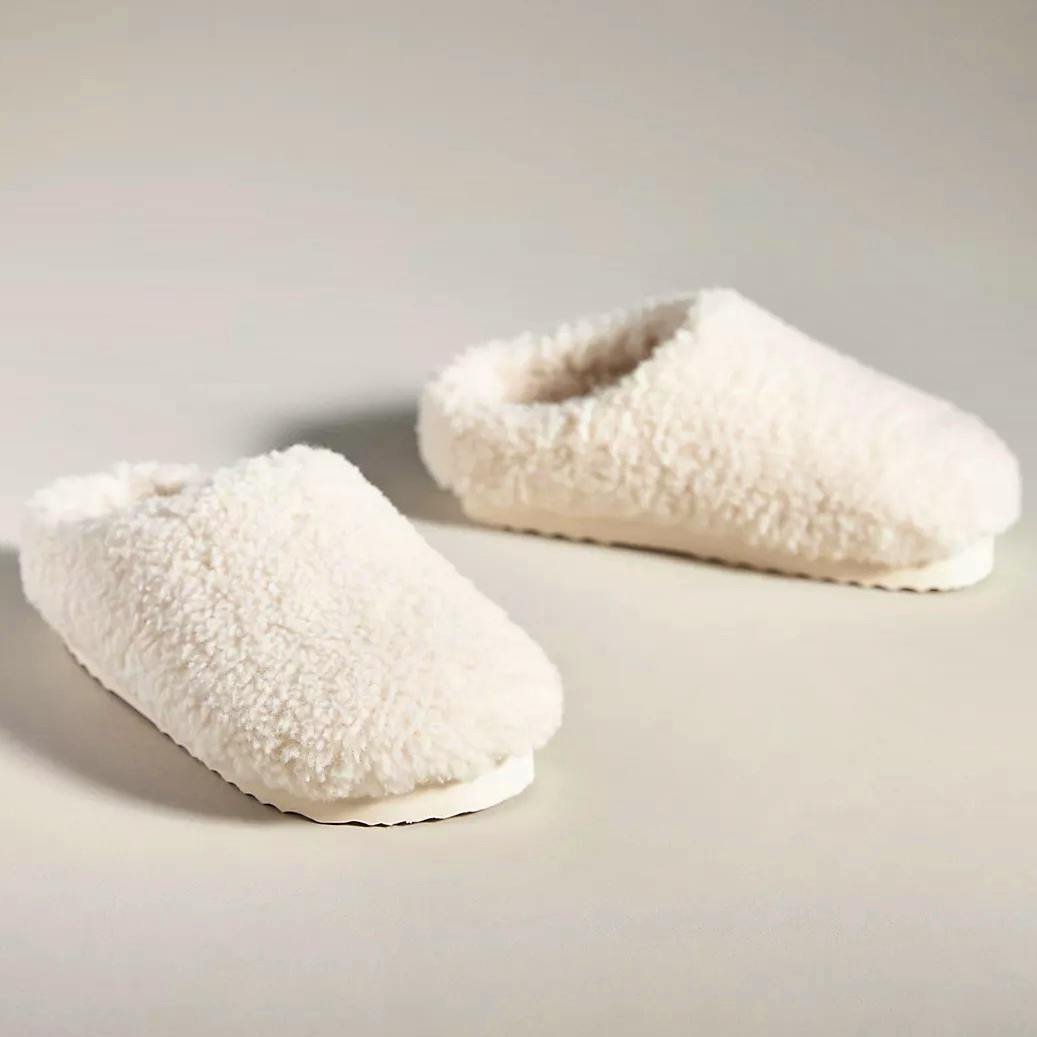 Anthropologie Sherpa Slippers, NOW £22 (Was £30)