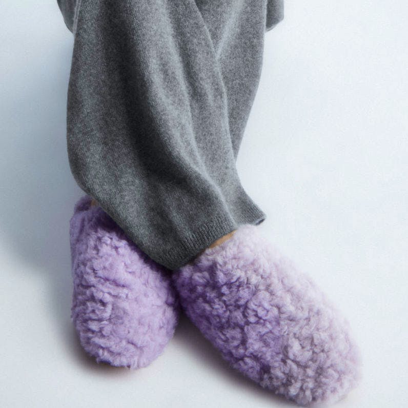 Cos Faux Shearling Slippers, £65
