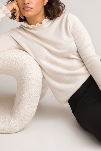 La Redoute Recycled Cashmere/Wool Jumper, Now £71.50