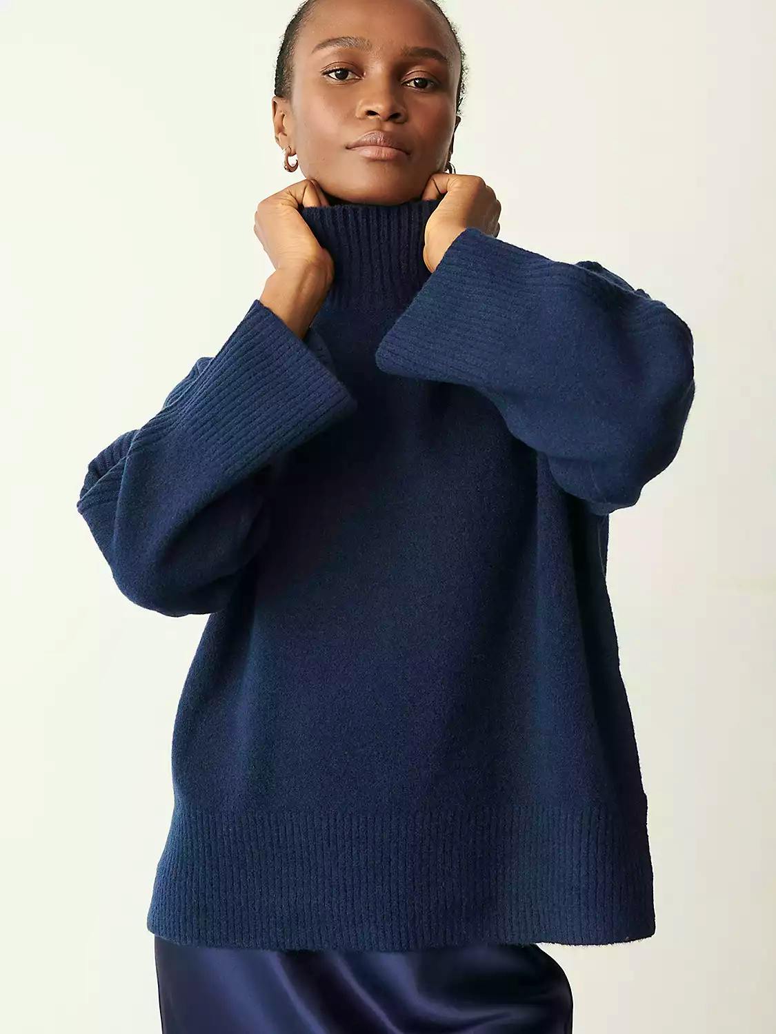 John Lewis Finery Melanie High Neck Jumper, £59