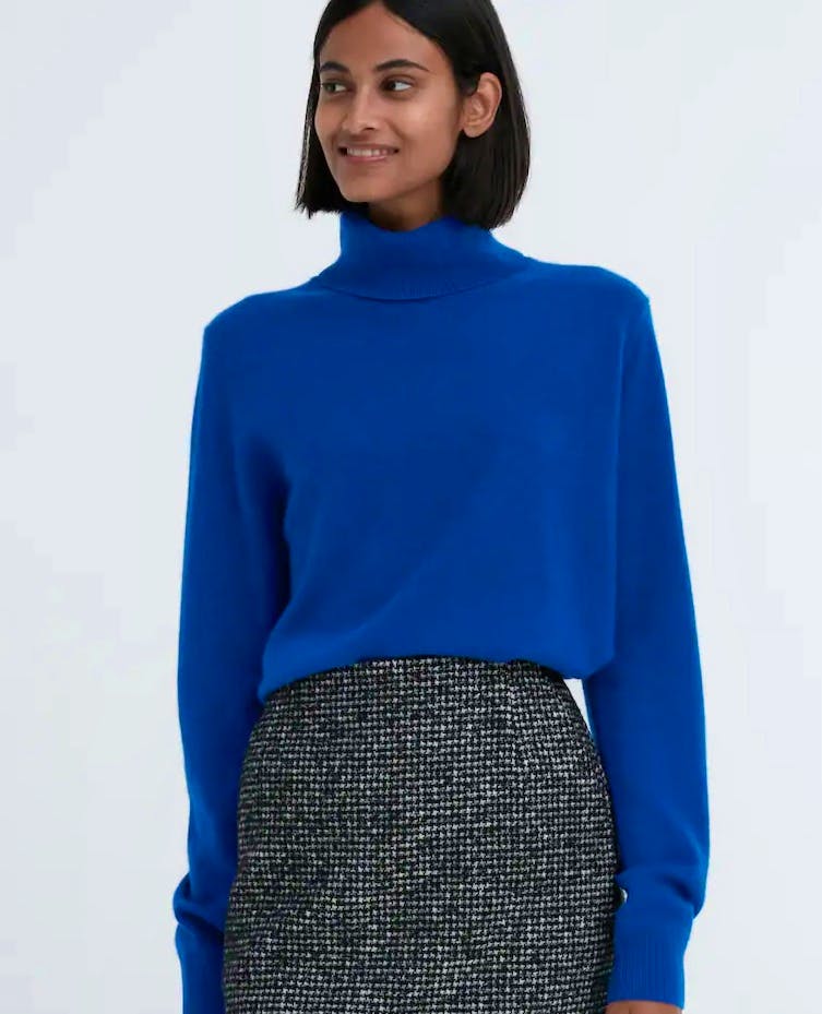 Uniqlo 100% Cashmere Turtleneck Jumper, Now £79.90