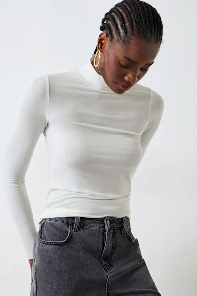 Hush Maeve Wool Blend Roll Neck, Now £25