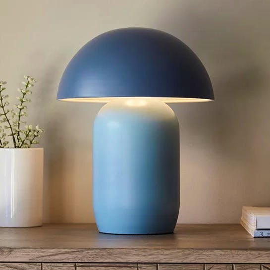 John Lewis John Lewis Mushroom Portable Dimmable Table Lamp, Damson, £65