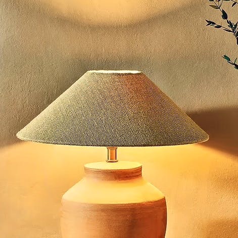 Nkuku Dia Jute Lampshade Empire, £45