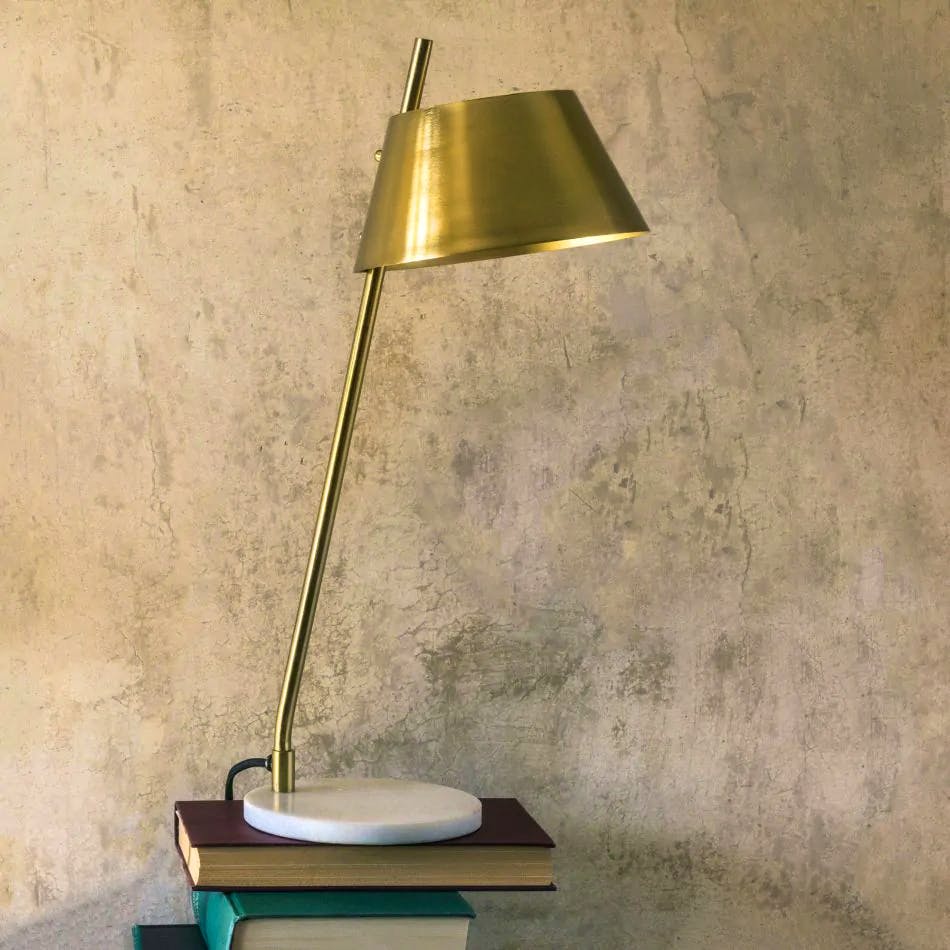 Graham & Green Kari Brass Table Lamp, £75