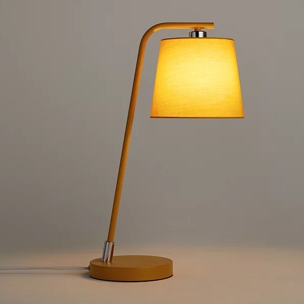 John Lewis ANYDAY Harry Table Lamp, Mustard, £35