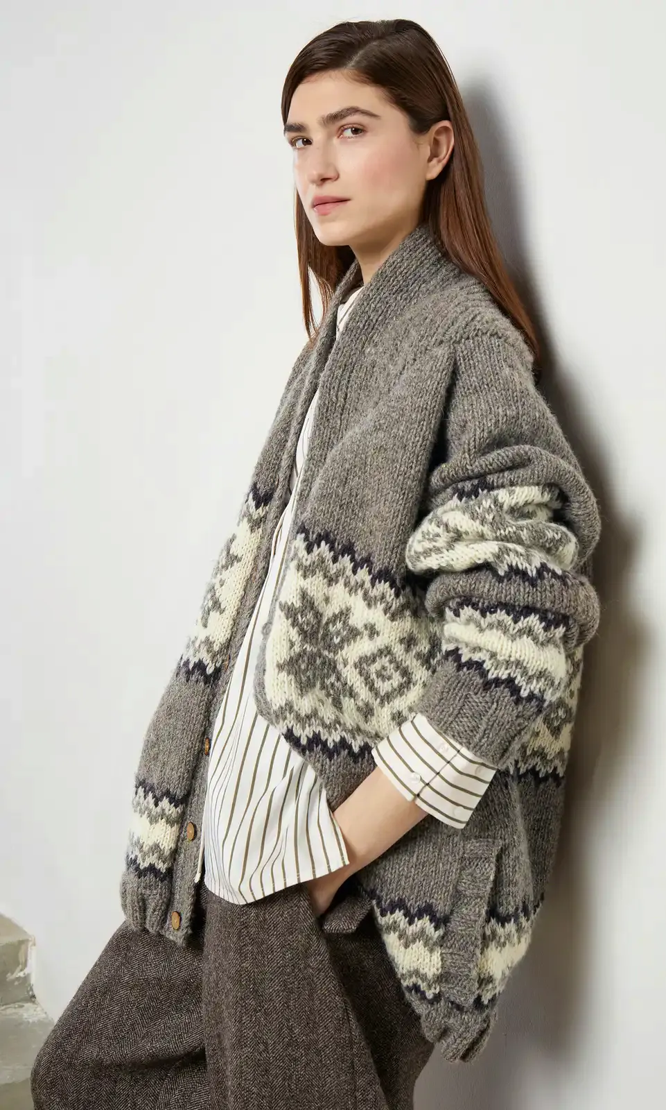 Plumo Shingle Cardigan, £129