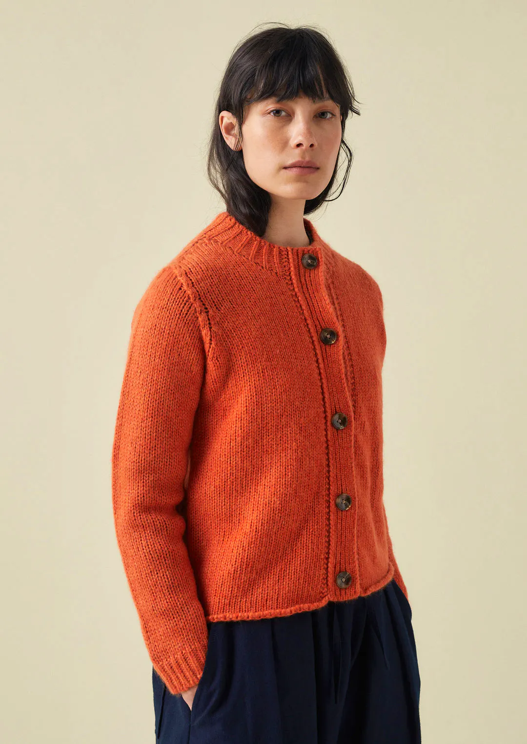Toast Soft Cotton Merino Cardigan, NOW £115
