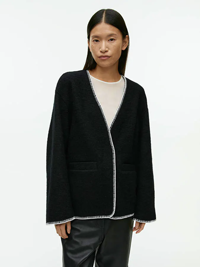 Arket Blanket Stitch Wool Jacket, £129