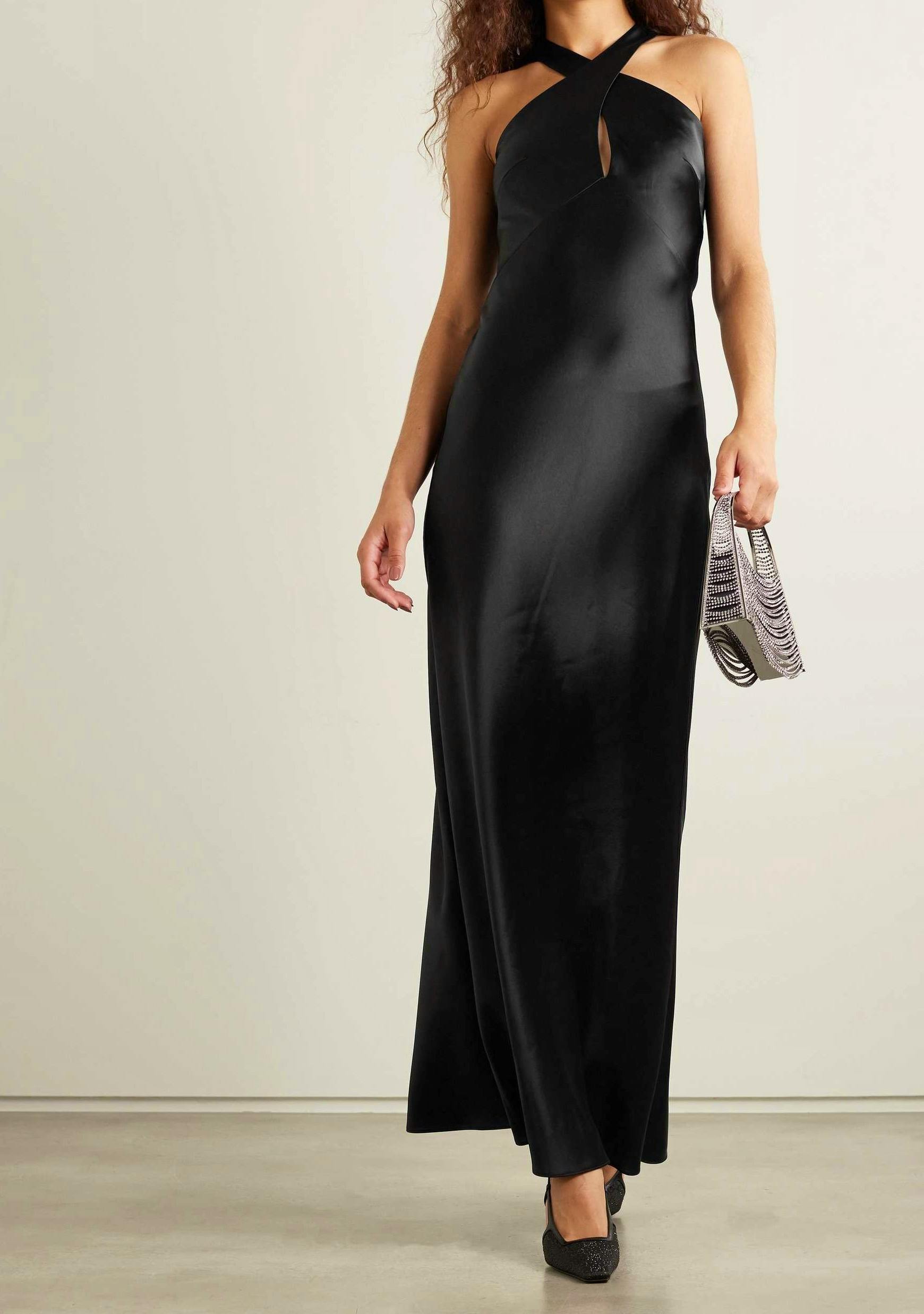 Galvan Satin Maxi Dress, NOW £558 (Was £1,395)