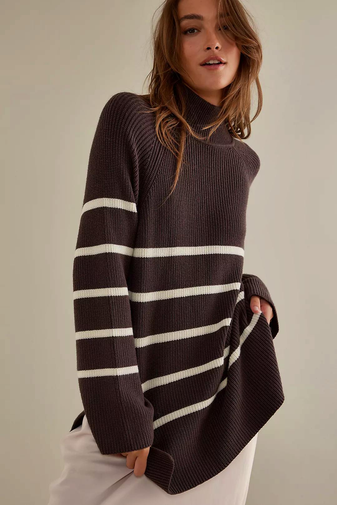 Anthropologie Selected Femme Kamma Stripe High-Neck Jumper, £60