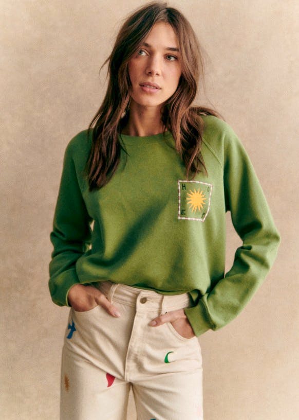 Sezane X Pangea Hope Sweatshirt, £100