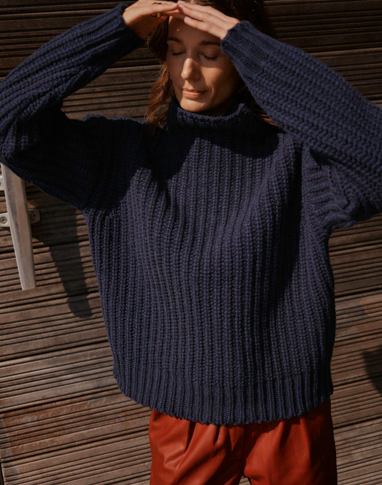 Navy Grey The Heirloom Funnel, £295