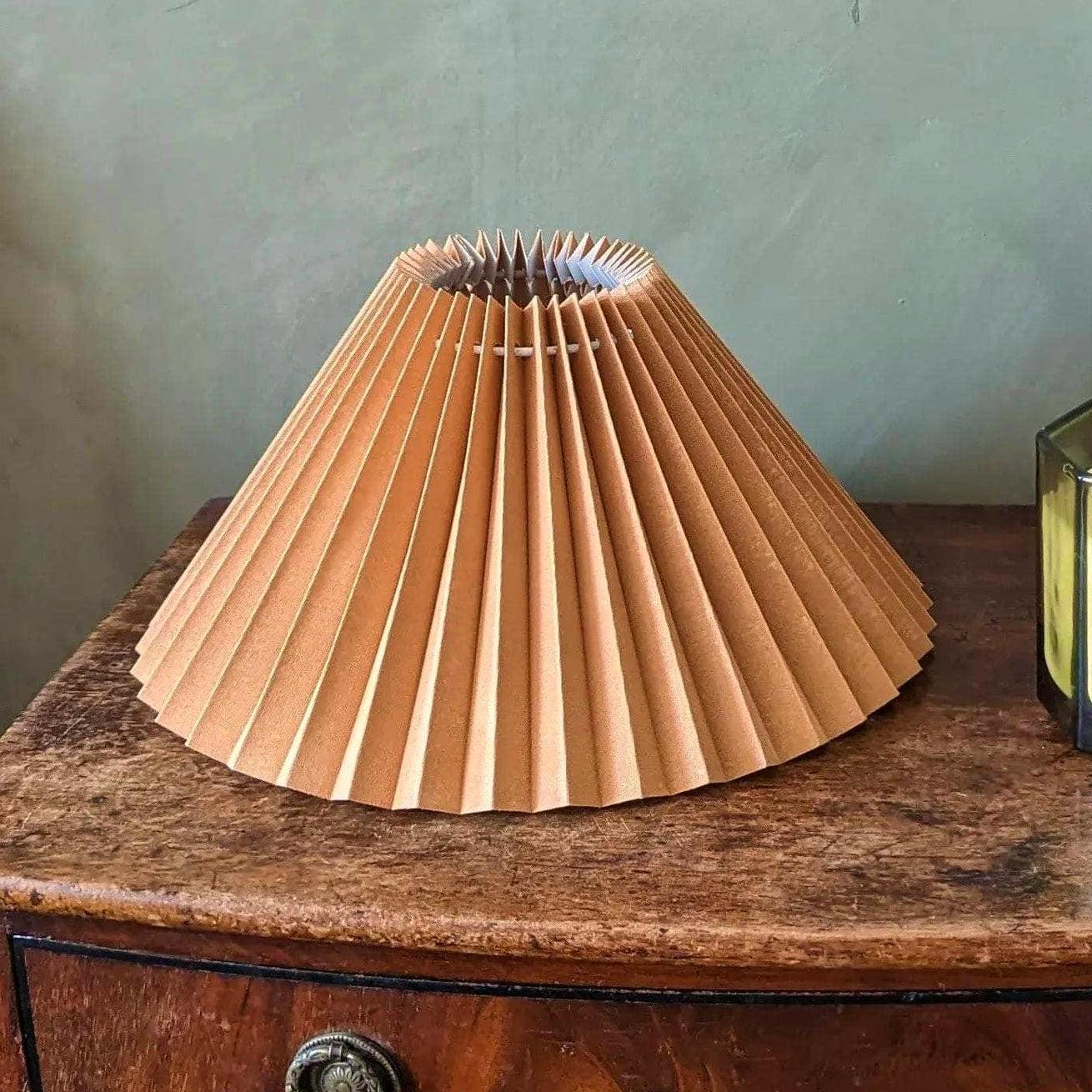 Maison Flaneur Pleated Shades (painted with Edward Bulmer Natural Paints), £55