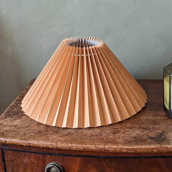Maison Flaneur Pleated Shades (painted with Edward Bulmer Natural Paints), £55
