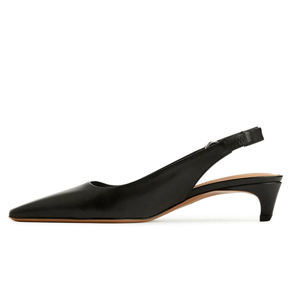 Arket Slingback Leather Pumps, £179