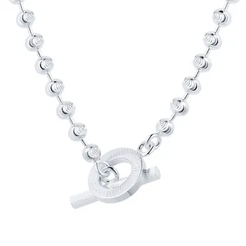 Gucci Boule Chain Silver Necklace