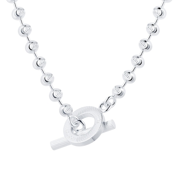 Gucci Boule Chain Silver Necklace £385