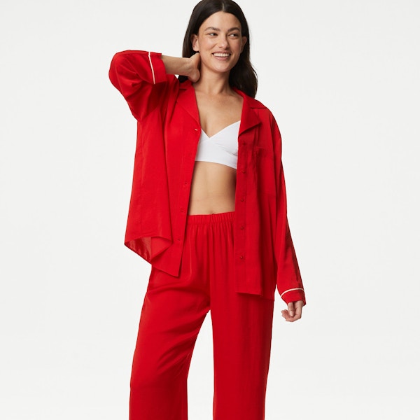 Marks & Spencer Dream Satin Pyjama Set, £28