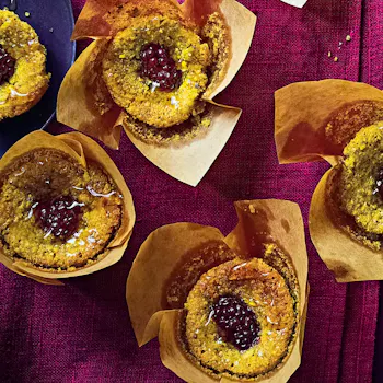 Blackberry & Pistachio Friands