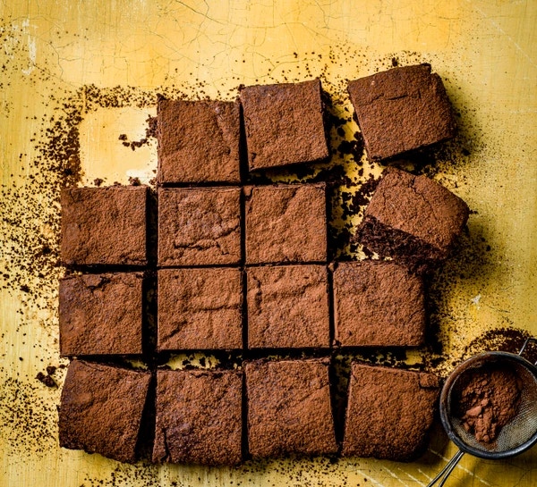 Brownies Who doesn’t love a rich, chocolate brownie? An easy to follow recipe to bake with kids this half term. <I>Olive Magazine</I>