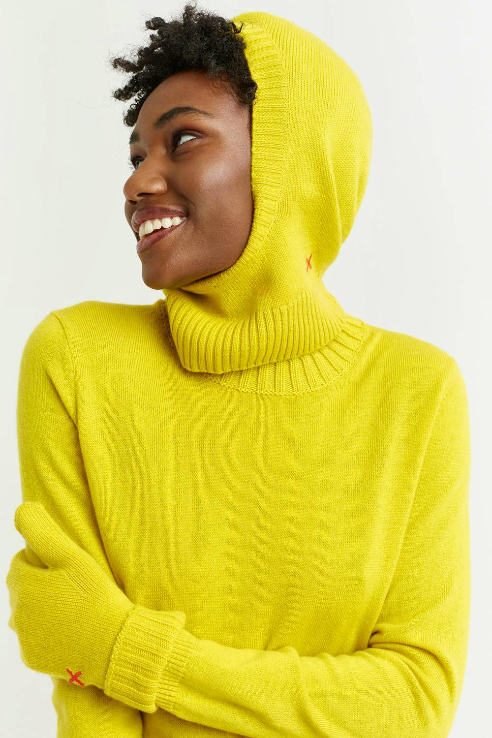 Chinti & Parker Yellow Wool-Cashmere Balaclava, £30