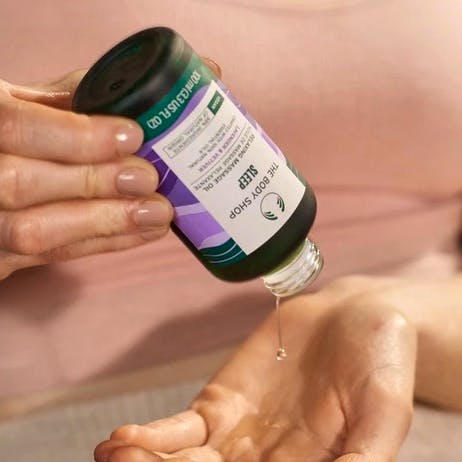 The Body Shop Sleep Massage Oil, £20