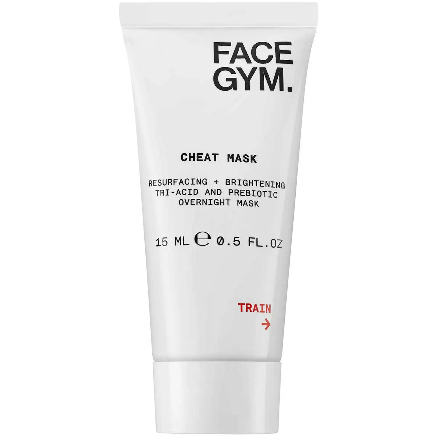 Face Gym Cheat Mask Resurfacing and Brightening Tri-Acid and Prebiotic Overnight Mask, £25