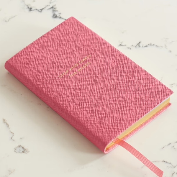 Smythson Stop And Smell The Roses Notebook, £55