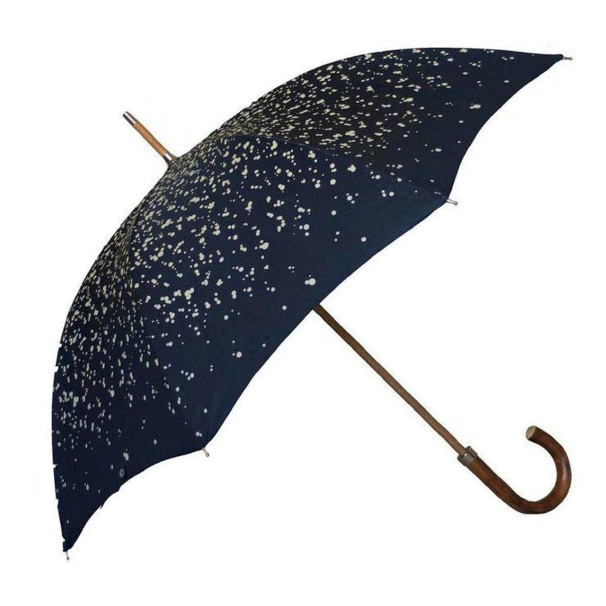 Wolf & Badger British Handmade Blue Umbrella, £145