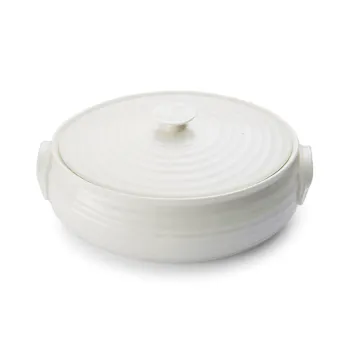21cm White Oval Casserole Dish